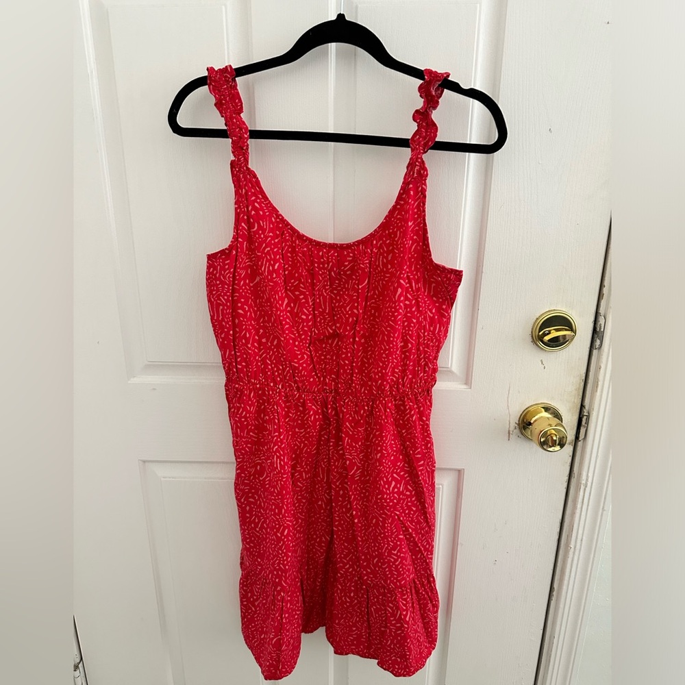 Red banana republic dress size medium